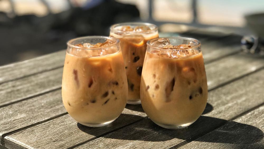 Refresh yourself and refuel your muscles with this chilled coffee treat